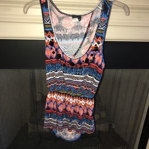 Cute multi colored tank